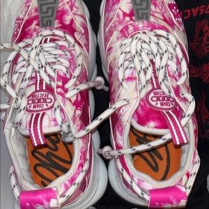 I’m selling my Versace chain reaction sneakers both size 39=9